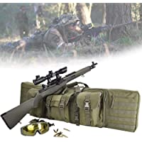 HNWTKJ Bolsa para Rifle Funda para Armas Pistola Bolsa de Almacenamiento con Correa de Hombro para Caza Pesca Mochila de…